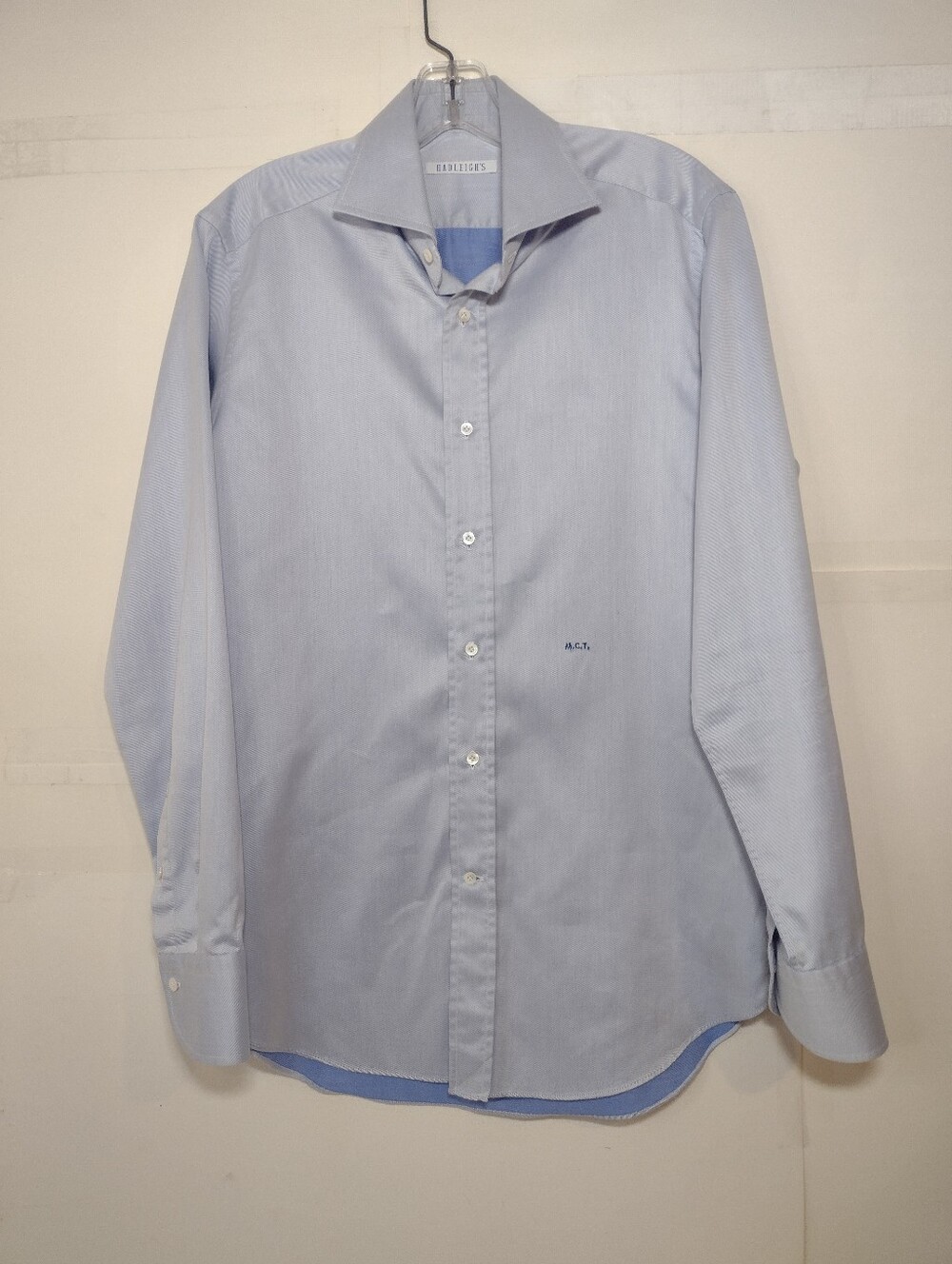 HADLEIGH"S Light Blue Men's Dress Shirt by